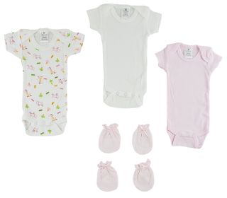 Preemie Onesies and Mittens - 2 pc Set