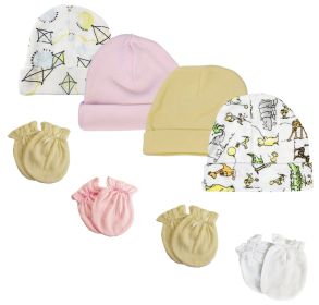 Boys or Girls Caps and Mittens (Pack of 8)