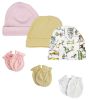 Boys or Girls Caps and Mittens (Pack of 6)