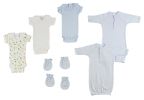 Preemie Boys Onesies, Gowns and MIttens