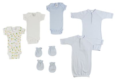 Preemie Boys Onesies, Gowns and MIttens