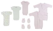 Preemie Girls Onesies, Gowns and MIttens