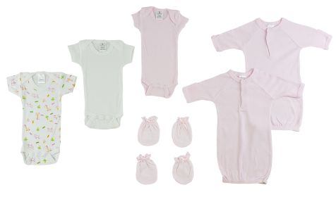 Preemie Girls Onesies, Gowns and MIttens