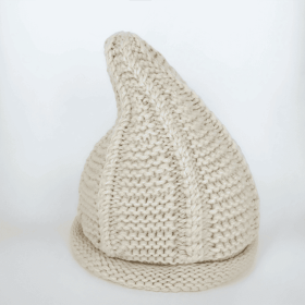 Khaki Cute Knitted Pointed hat for Boys Girls