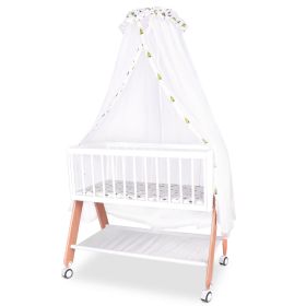 Wooden Bedside Bassinet Sleeper