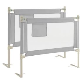 Toddler Bedrail with Side Pocket and 24 Adjustable Heights