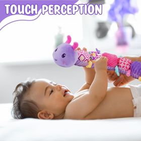 Baby Toys 0-12 Months,3+ Months Babies Rattles Toys, Newborn Stuffed Animal Sensory Toys,Suitable for 6+ Months Boys and Girls Infant Music Toy