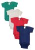 Unisex Baby 4 Pc Onesies