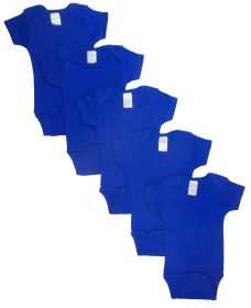 Blue Bodysuit Onesies (Pack of 5) (Color: Blue, size: small)
