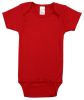Red Interlock Short Sleeve Bodysuit Onesie