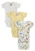 Baby Boy, Baby Girl, Unisex Short Sleeve Onesies Variety (Pack of 3)