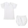White Interlock T- Shirt & Undie Set
