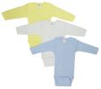 Boys Pastel Long Sleeve Onesie