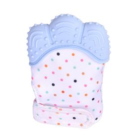 Baby > baby teether (Option: Blue-Q1pcs)