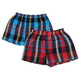 Boys Toddler Boxer Underwear 2 Pack (Color: Red/Blue, size: 2T)