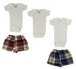 Infant Boys Onesies and Boxer Shorts