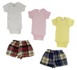 Infant Boys Onesies and Boxer Shorts
