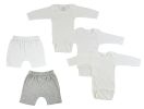 Infant Long Sleeve Onesies and Shorts