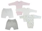 Infant Girls Long Sleeve Onesies and Pants
