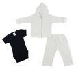 Infant Sweatshirt, Onesie and Pants - 3 pc Set