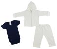 Infant Sweatshirt, Onesie and Pants - 3 pc Set
