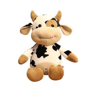 Soft Plush Doll Toy Cute Cartoon Cow Stuffed Animal Farm Animal Toy (size: 30CM)